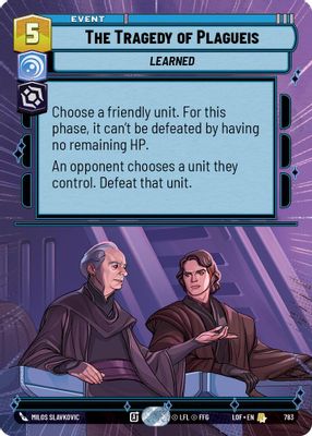 The Tragedy of Plagueis (Hyperspace Foil)