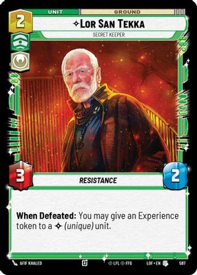 Lor San Tekka - Secret Keeper (Foil)