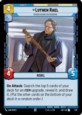 Luthen Rael - Masquerading Antiquarian (Foil)