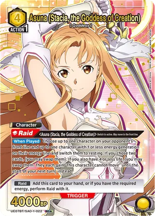 Asuna (Stacia, the Goddess of Creation)