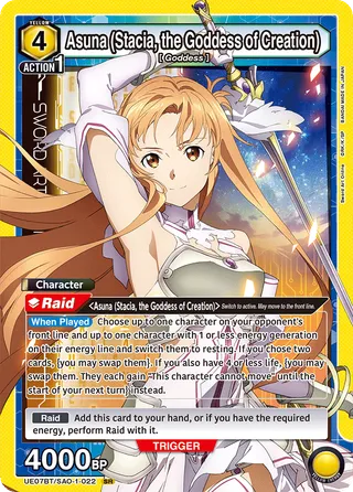Asuna (Stacia, the Goddess of Creation)