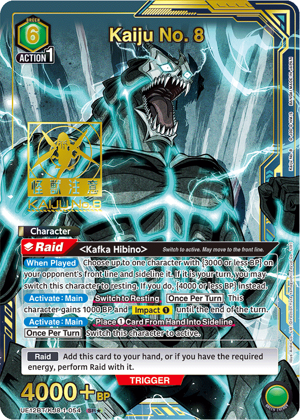 UE12BT/KJ8-1-054 Kaiju No. 8