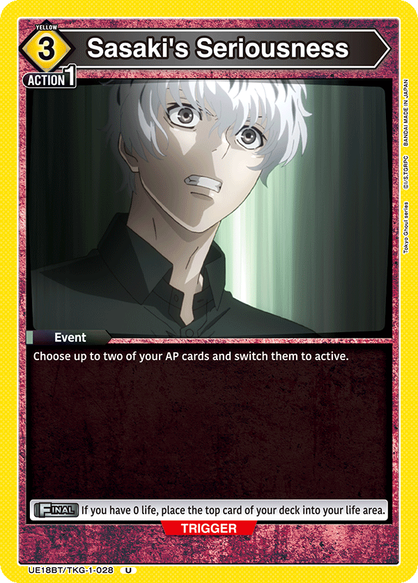 Sasaki's Seriousness