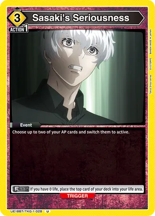 Sasaki's Seriousness