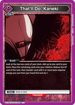 That'll Do, Kaneki