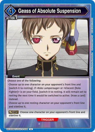 Geass of Absolute Suspension