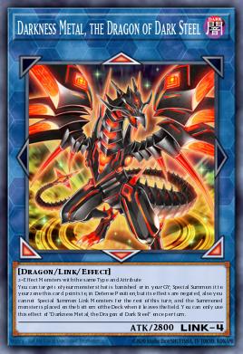 Darkness Metal, the Dragon of Dark Steel