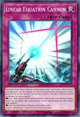 Linear Equation Cannon