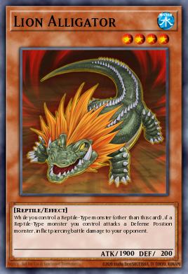 Lion Alligator