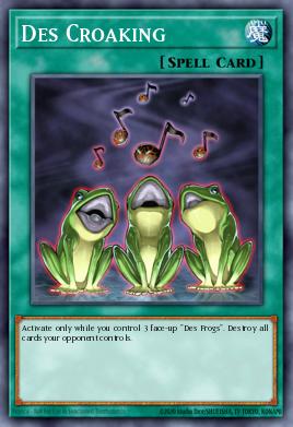 Des Croaking