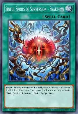 Sinful Spoils of Subversion - Snake-Eye