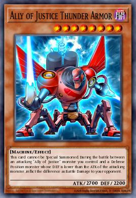 Ally of Justice Thunder Armor