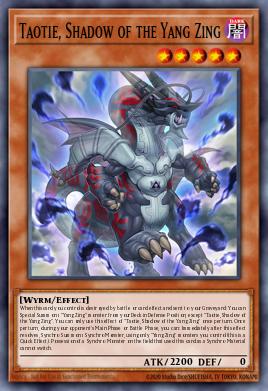 Taotie, Shadow of the Yang Zing