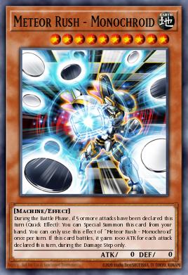 Meteor Rush - Monochroid