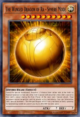 The Winged Dragon of Ra - Sphere Mode