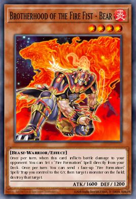 Brotherhood of the Fire Fist - Bear