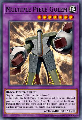 Multiple Piece Golem